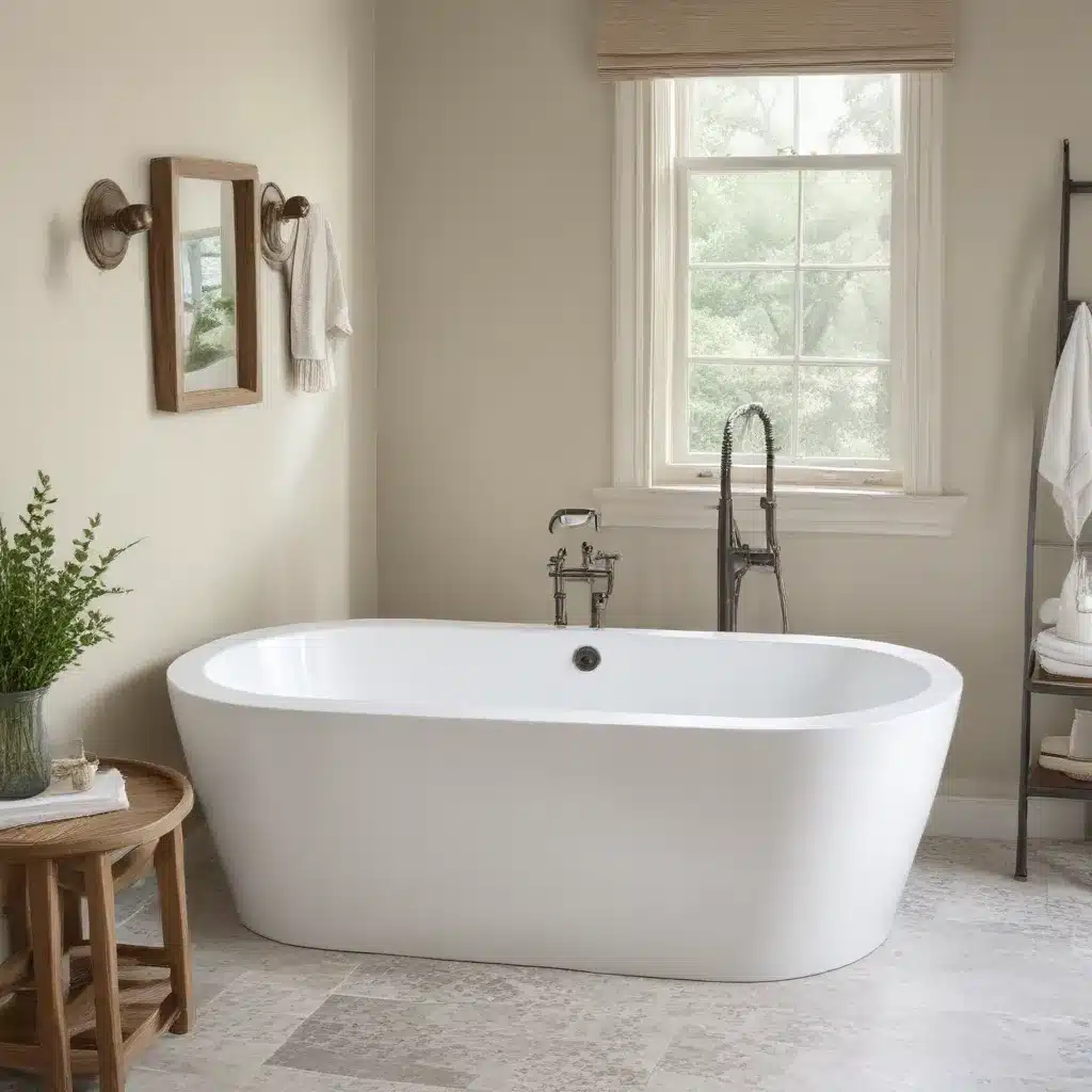 Coordinating with Effortless Style: Seamlessly Blending a Drop-In Tub into Your Decor