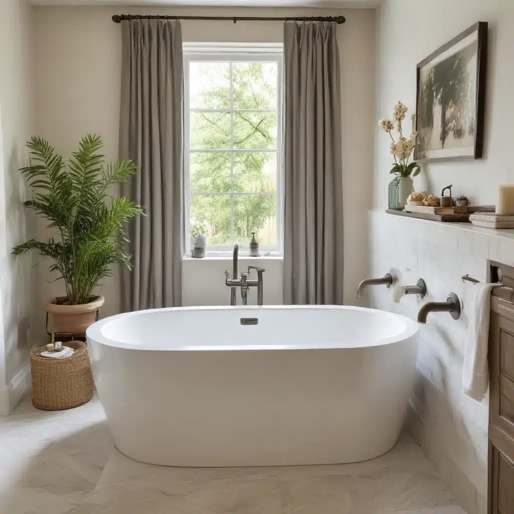 Seamlessly Blending a Drop-In Tub into Your Decor